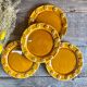 4 vintage France dessert plates
