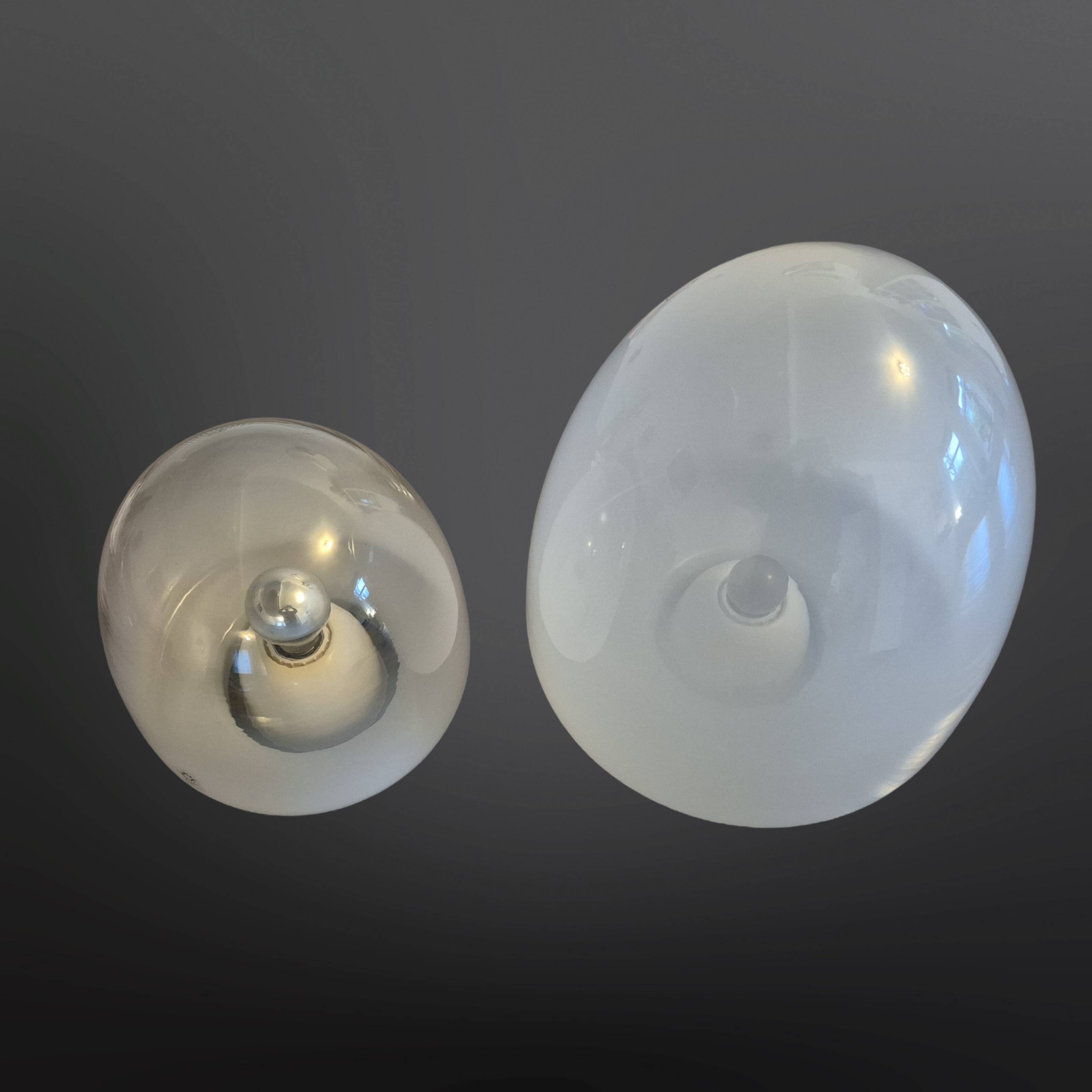 Set of 2 Ebe table lamps by Giusto Toso for Leucos, Italy 1970s