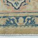 Tapis Persan Vintage Beige Et Bleu à Motifs Floraux, 301x388Cm