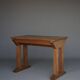Table d'appoint ou bureau constructiviste vintage en chêne, années 1930