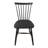 Chaise 1960 barreau noir estampillée