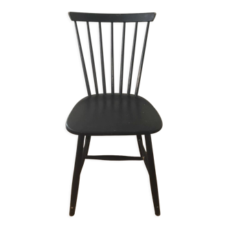 Sweden chair 1960 black bar stamped