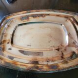 Set of 3 silver serving dishes