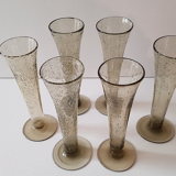 6 allain Guillot champagne flutes