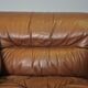 Cognac leather armchairs by BL Arredamenti, 1970s, set of 4