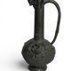Art Nouveau, a single flower vase jug in pewter signed Petiz around 1900.