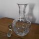 Carafe a decanter cristal taillé main