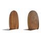 Mid-century Scandinavian wooden bookends, 1960s, set of 2.