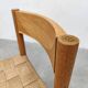 8 chaises vintage en corde et chêne