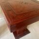 Pair of berber leather bedside tables