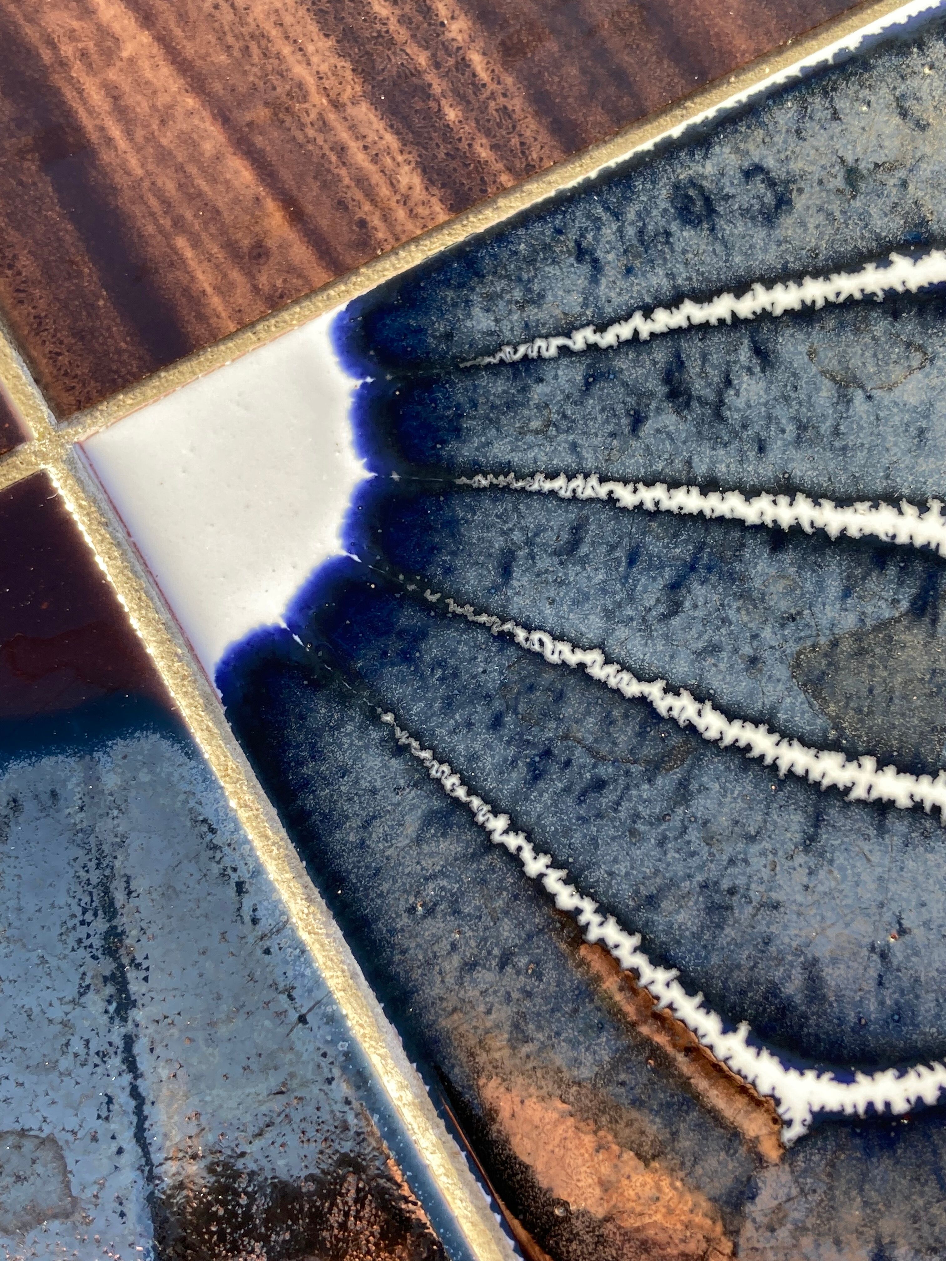 Ceramic coffee table year 70