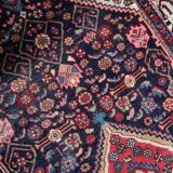 Antique Persian Hamadan handmade rug 3.8' x 6.7' 1920s - 1C1215