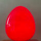 Flos red glass egg floor lamp 90s design
