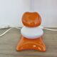 Pair of ceramic bedside lamps, 70s 80s design, vintage.