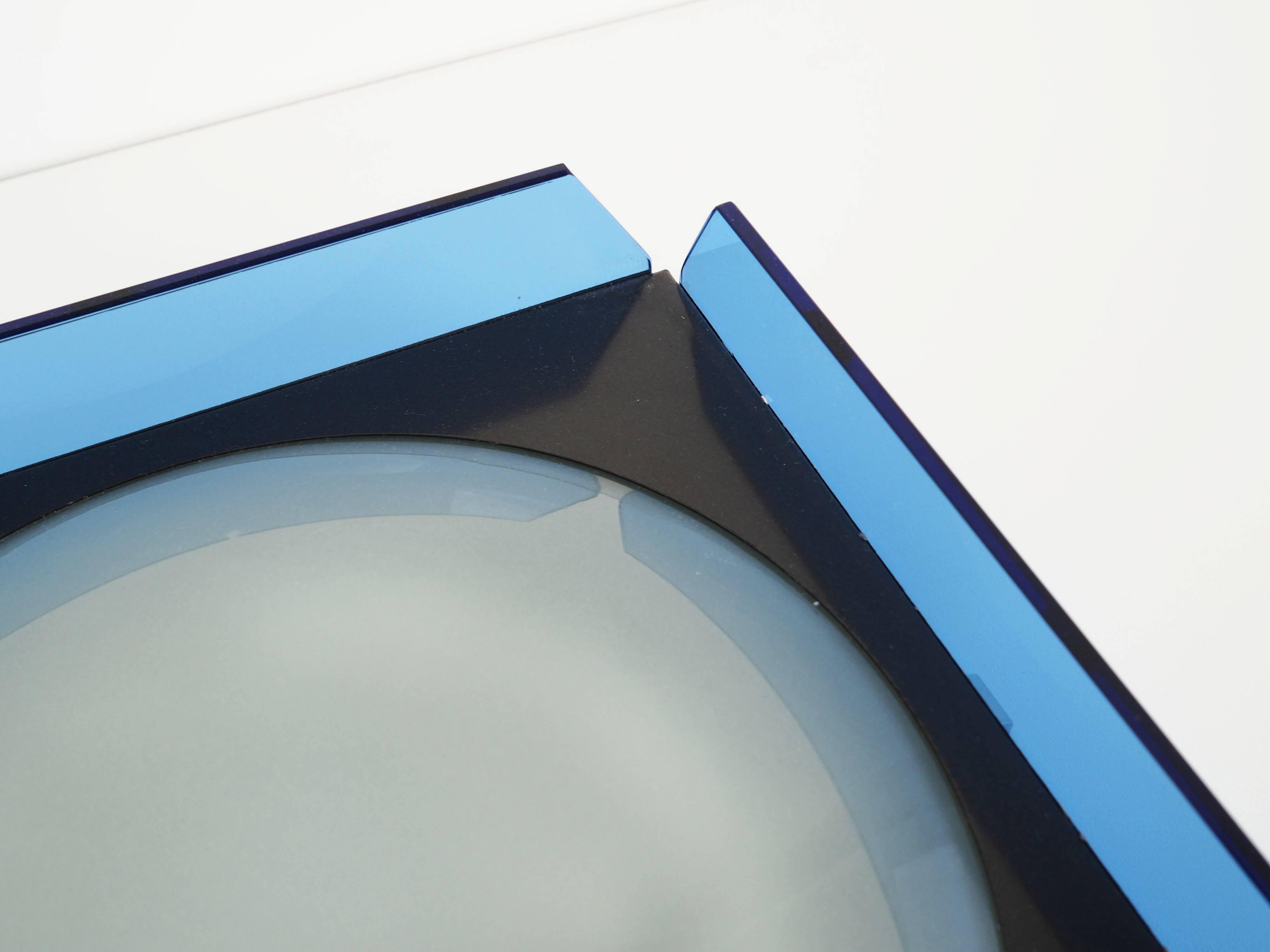 Wall lamp, Murano glass, Italian design, 1970s, manufacture: Vega