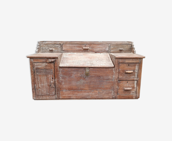 Old wooden secretary