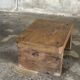 Small auxiliary stool in light upcycled teak (3276)