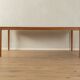 Rare extendable teak dining table by H.W. Klein for Bramin (1960s)