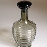 Art Deco Smoked Carafe