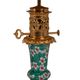 Pair of lamps in Canton porcelain and bronze, circa 1880