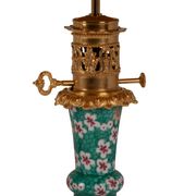 Pair of lamps in Canton porcelain and bronze, circa 1880
