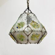 Suspension en verre brutaliste, années 1970