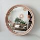 Vintage round mirror from the 60s/70s.