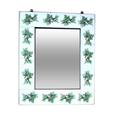 Vintage ceramic wall mirror