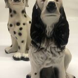 Pair of ceramic dogs
