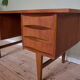 Mid-Century Danish Teak Desk, 1960s