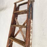 Old wooden painter's stepladder