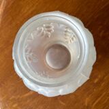 Pressed molded glass vase