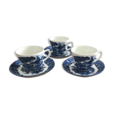 Set of 3 WH grindley&COL cups and saucers