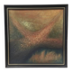 Gyurkovics Hunor “Utak” Roads Abstract Oil Painting, Hungary 1999