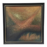 Gyurkovics Hunor “Utak” Roads Abstract Oil Painting, Hungary 1999