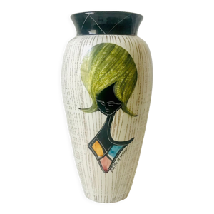 Vase céramique double - face