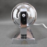 1930s Bauhaus Tubular Wall Light With Pink Glass, Czechoslovakia