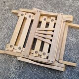 Small folding wooden child's chair, 1950s
