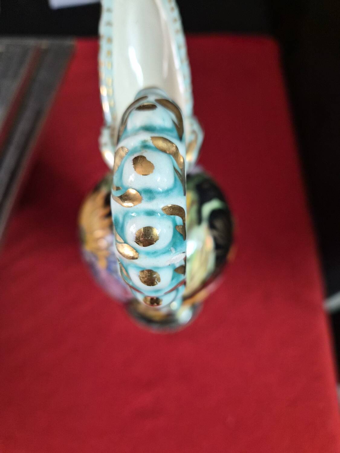 decorative ceramic pitcher, signed "Arte Veneziana"