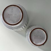 Set of 2 Pollock decorative plant pots
