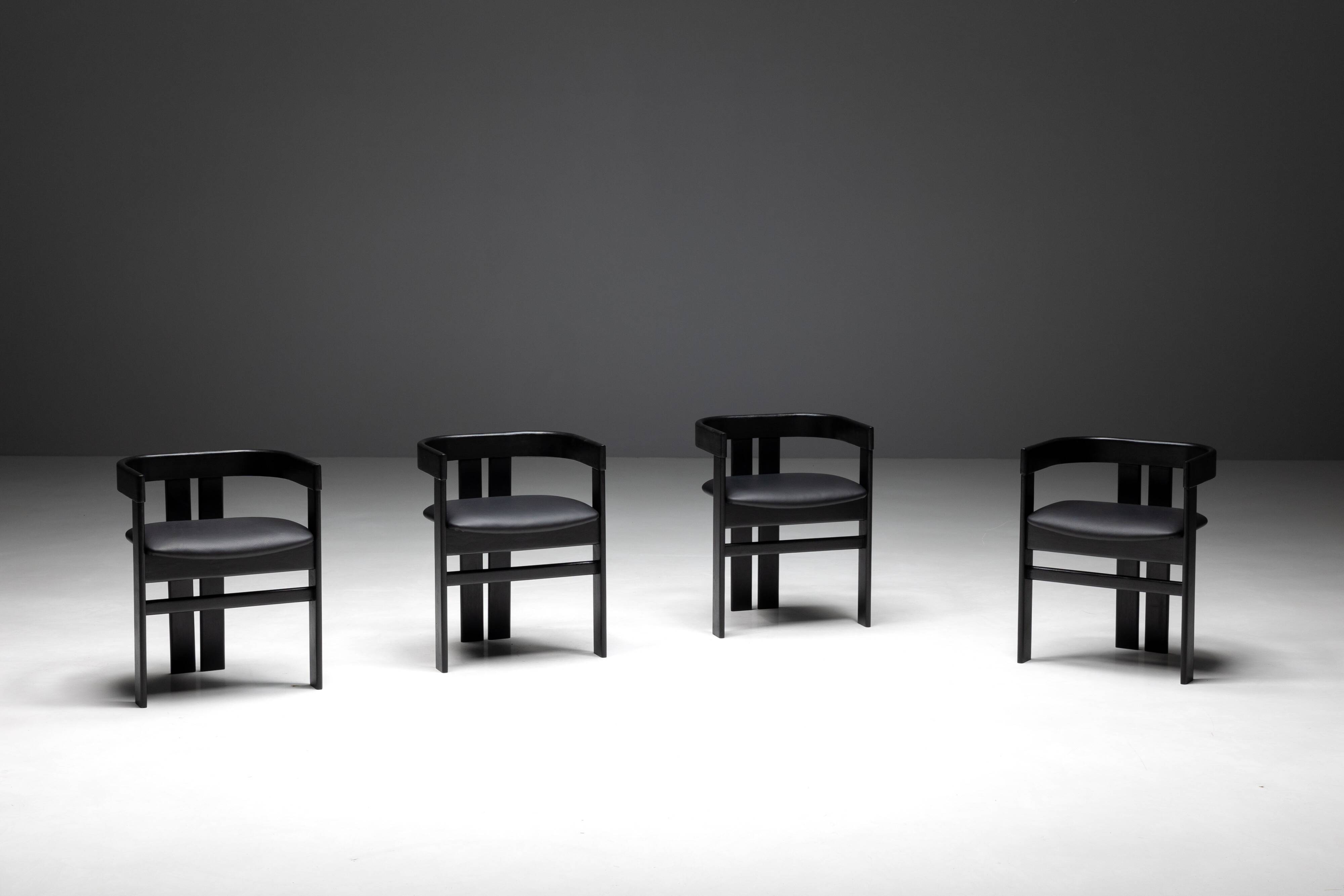 Pigreco chairs by Tobia Scarpa for Tacchini, Italy, 1960s