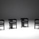 Pigreco chairs by Tobia Scarpa for Tacchini, Italy, 1960s