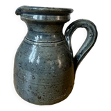 Stoneware pitcher signed Baudat