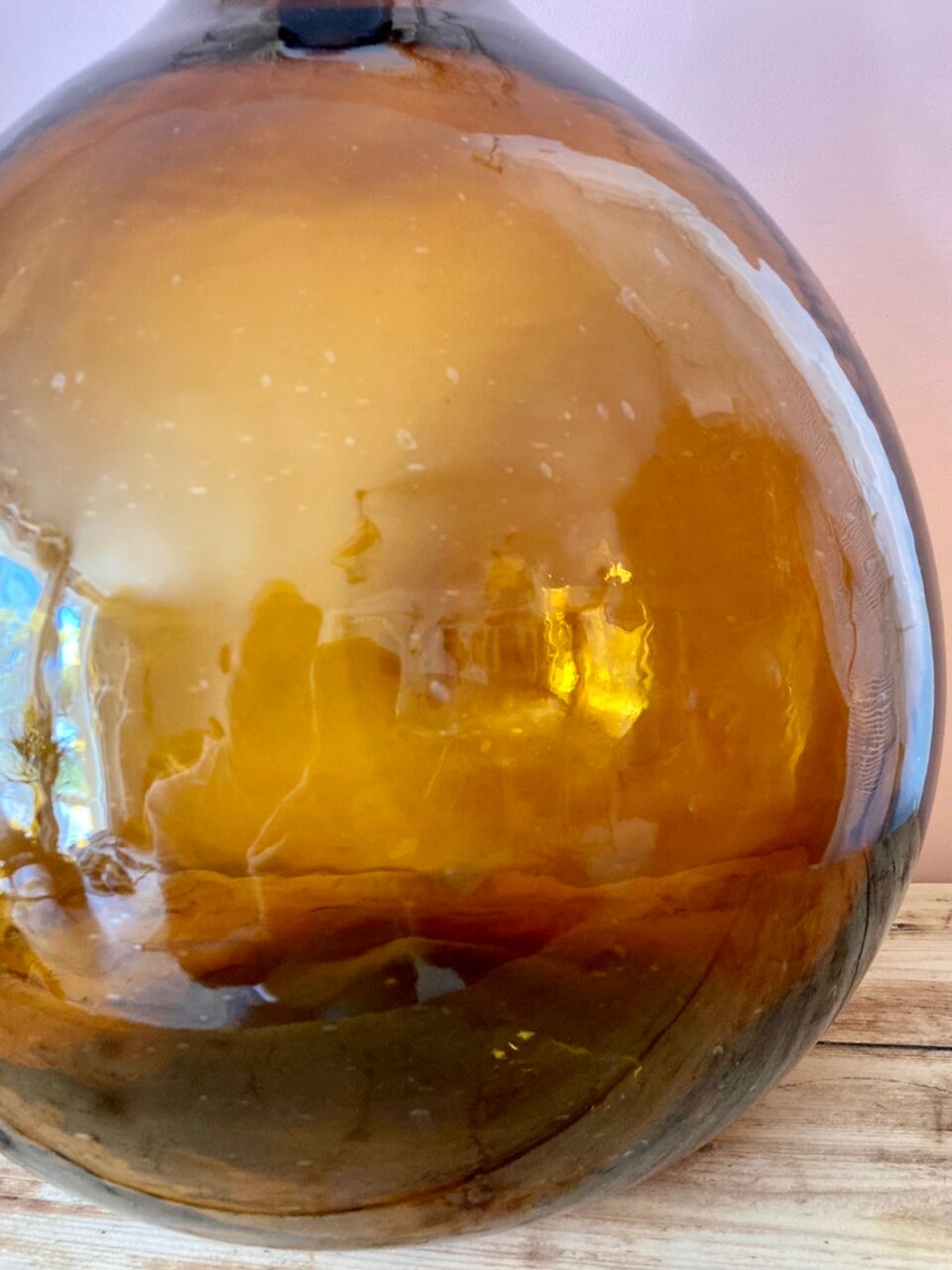 Demijohn 25 L amber