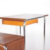 Kovona chrome tubular table or desk, 1950s
