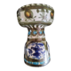 Kéraluc candlestick Quimper signed L'Helguen