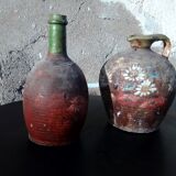 Paire de grès décoratif ancien