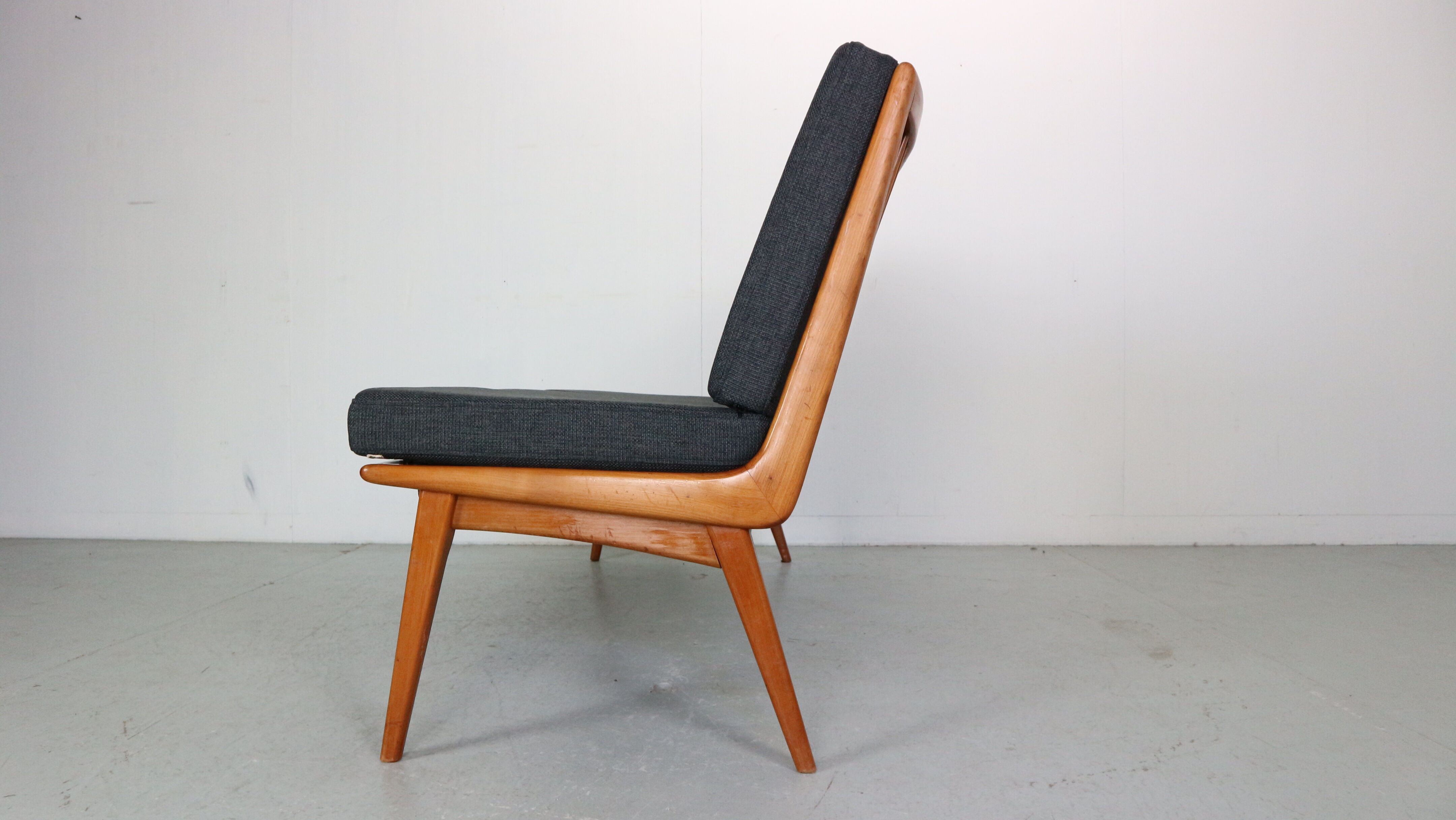 Mid-Century Modern Hans Mitzlaff 1950s Boomerang Sofa for Eugen Schmidt, 1950's