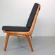 Mid-Century Modern Hans Mitzlaff 1950s Boomerang Sofa for Eugen Schmidt, 1950's