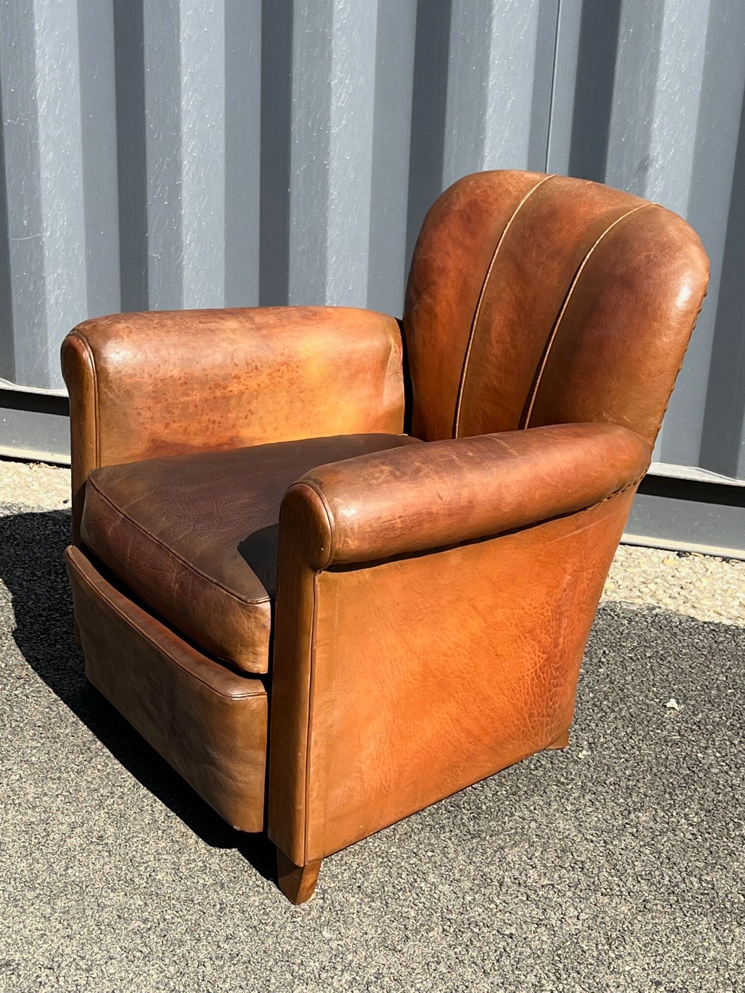 Leather clubs pair from the 1950s